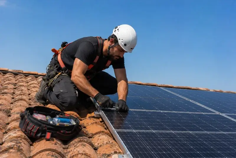 Maintenance et monitoring de panneaux solaires à Neydens